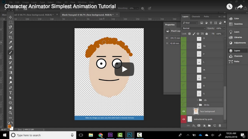 Ch Tutorial Character Animator Simplest Animation Tutorial Artist