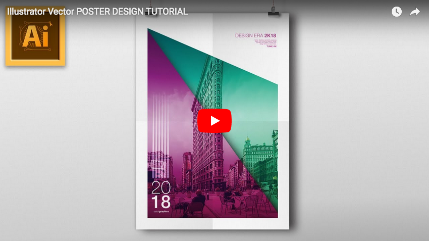 Ai Tutorial Vector Poster Design Artist Connect